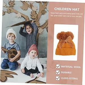 В'язана шапка PACKOVE Дитяча зимова synthetic.ua - Фото 1