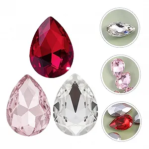 Стрази Скляні NUOBESTY 150 шт. для рукоділля, прикрас для нігтів synthetic.ua - Фото 1