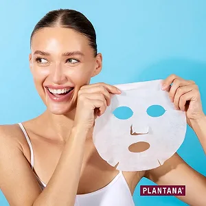 Тканинна маска для обличчя Plantana Hydro Vital, 5 шт., Зволоження з аргановою олією synthetic.ua - Фото 1
