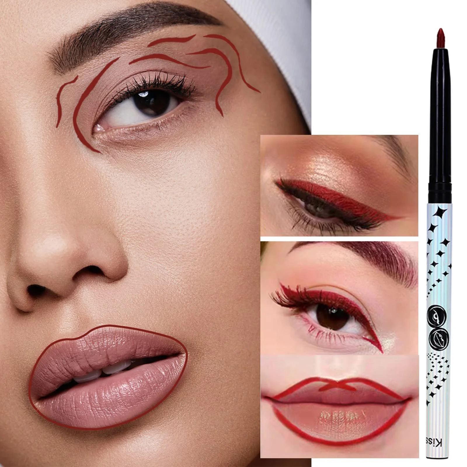 Гелева Підводка для очей 18 Кольорів, фото №4