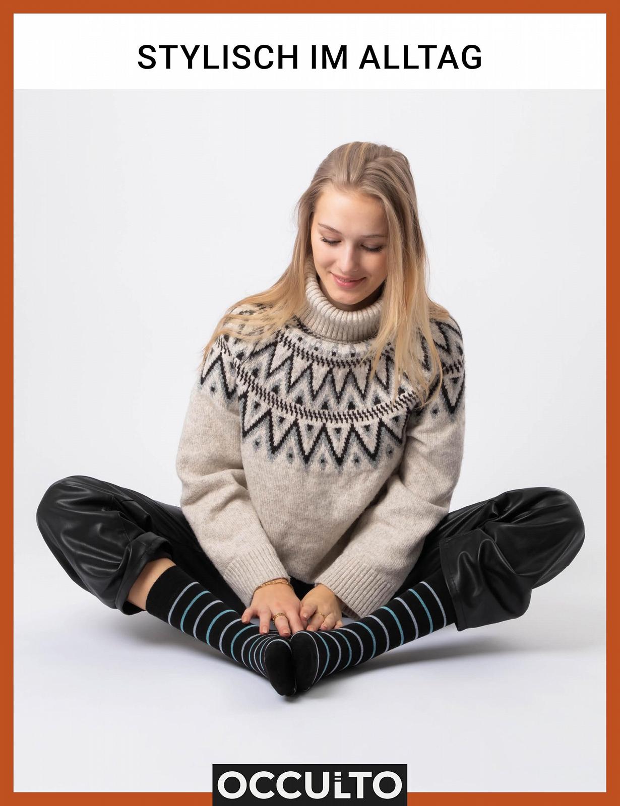 Носки Узорные Occulto Женские Набор из 10 (Модель: Rita), фото №6