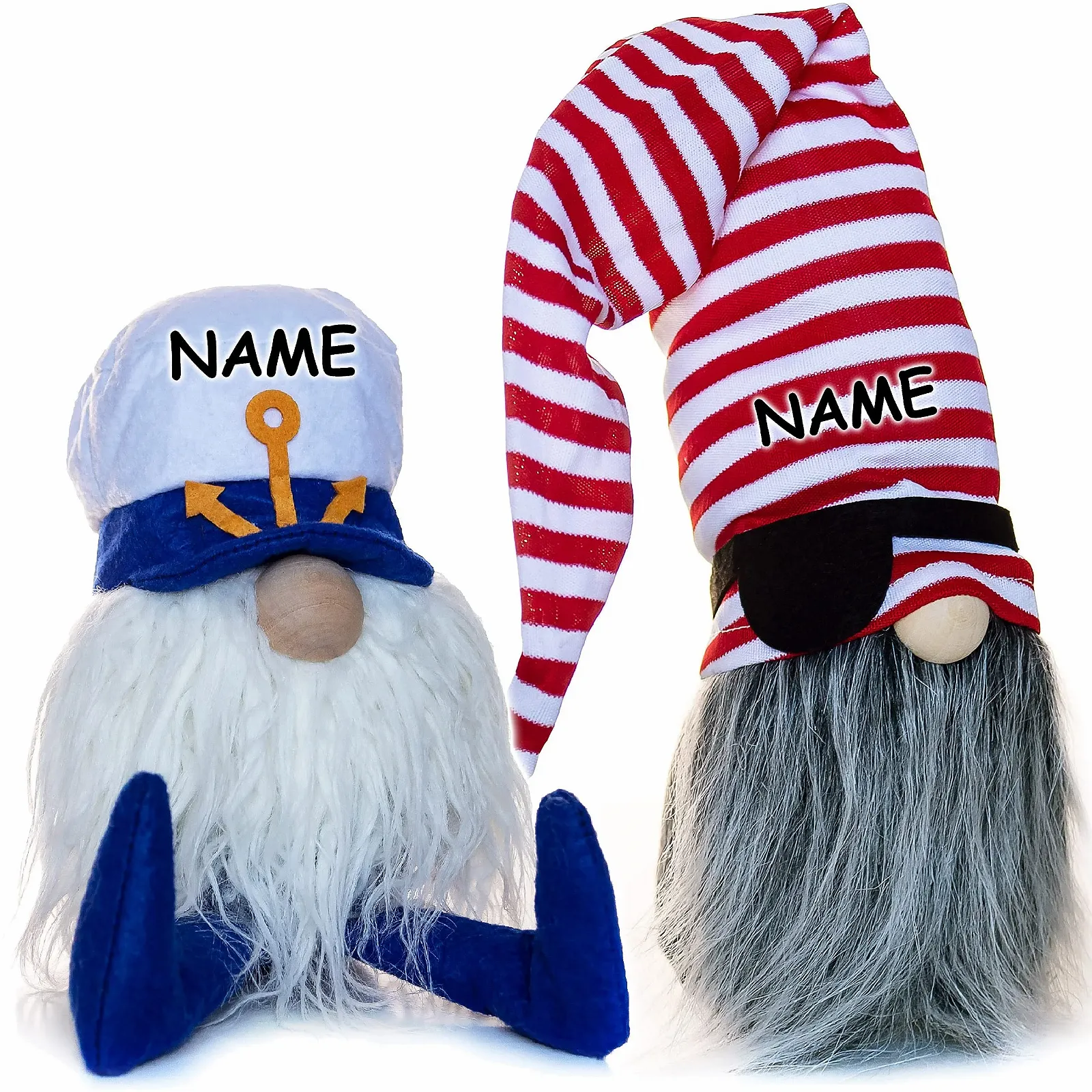 Набор alles-meine.de GmbH 2 штуки смешные гномы 50 см большой пират и капитан, фото №7 Набор alles-meine.de GmbH 2 штуки смешные гномы 50 см большой пират и капитан, фото №7