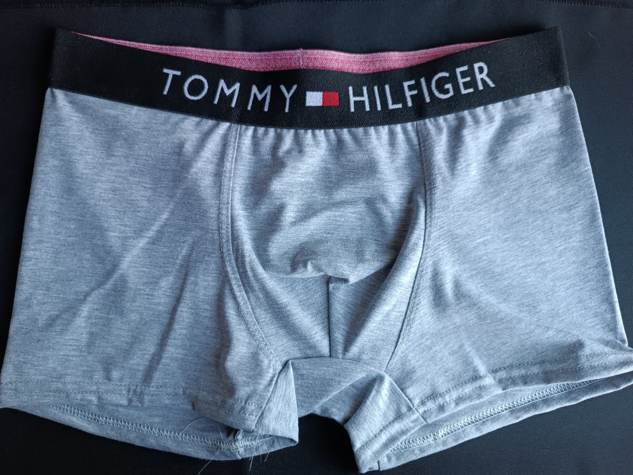 Чоловічі сірі труси боксери Tommy Hilfiger, фото №1 Чоловічі сірі труси боксери Tommy Hilfiger, фото №1