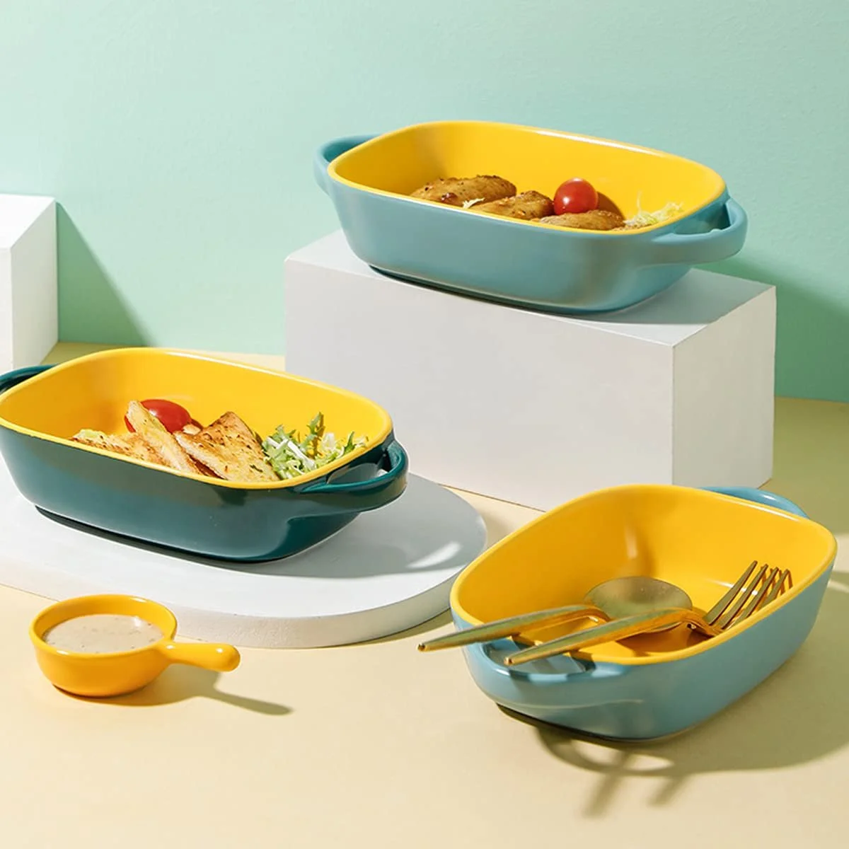 Форми для запікання Керамічні З ручкою Малі (B), фото №3