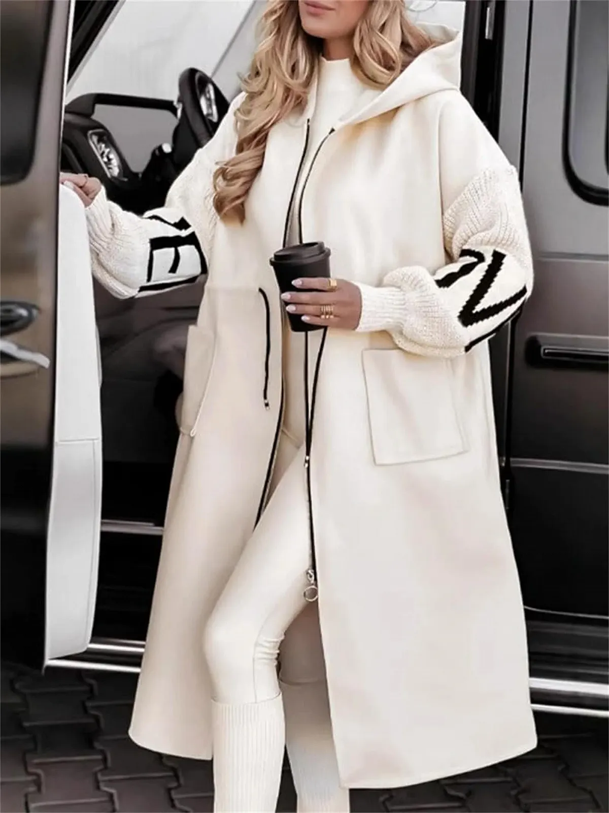 Жіноча куртка з капюшоном, фото №4 Жіноча куртка з капюшоном, фото №4