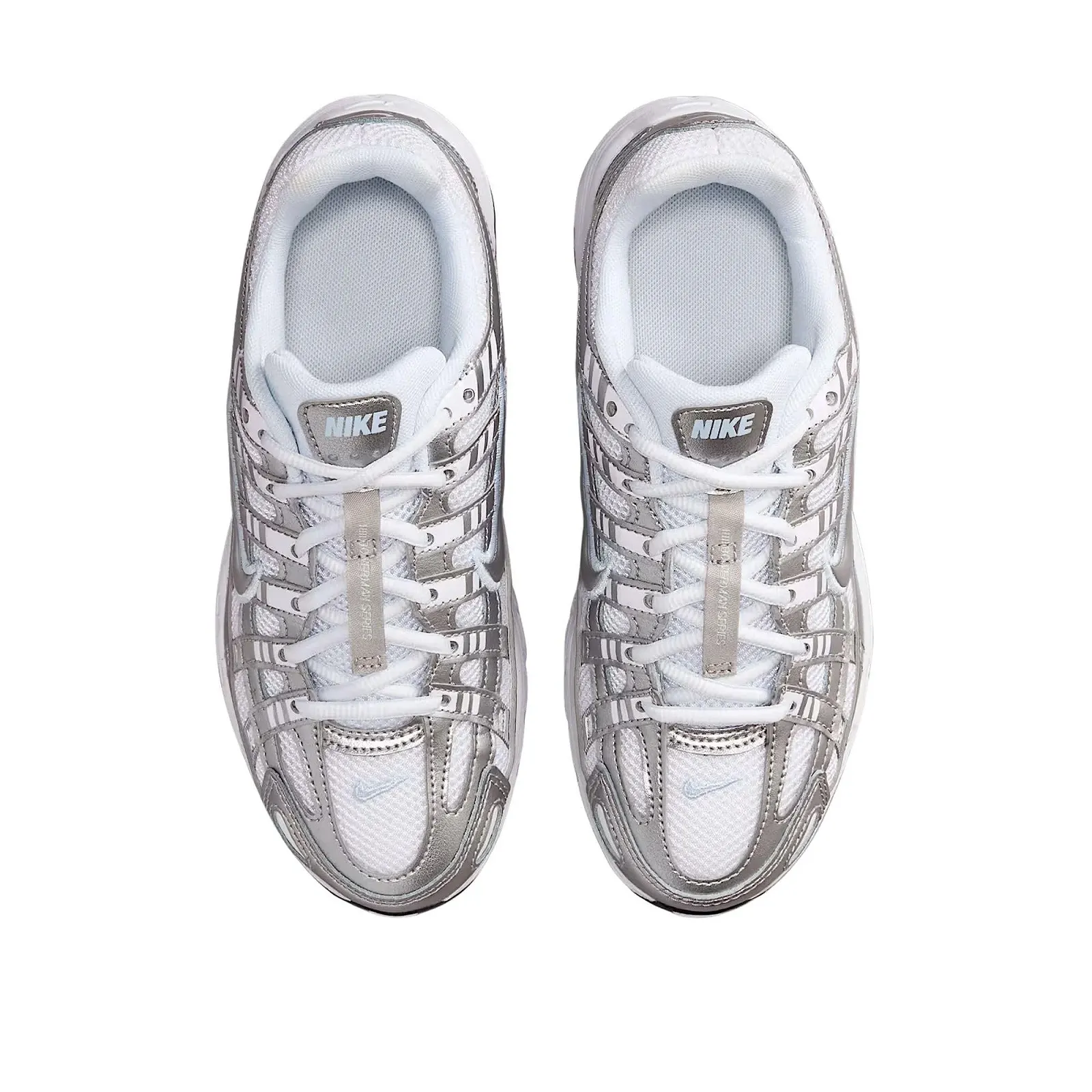 Кроссовки NIKE P-6000 (Bg) HV5064-101 Белые для мальчиков, фото №3