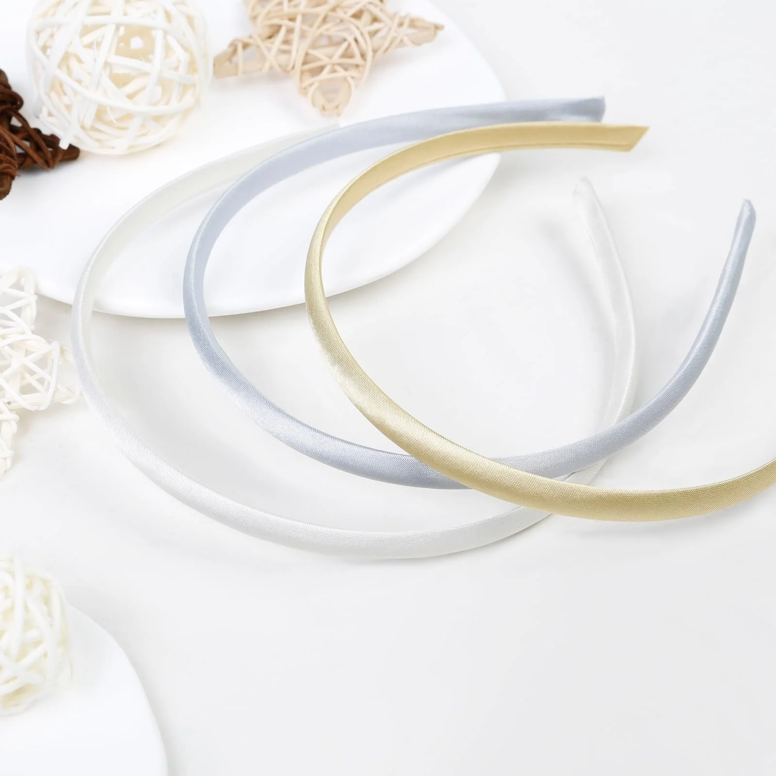 Жіночий/Дівчачий обруч Набір з 10 атласних, фото №2 Жіночий/Дівчачий обруч Набір з 10 атласних, фото №2