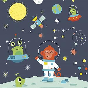 Пазл Apli kids 18813 Fluorescent Glow in the Dark Room Neon Effect 60 деталей 6 x 6 см synthetic.ua - Фото 1