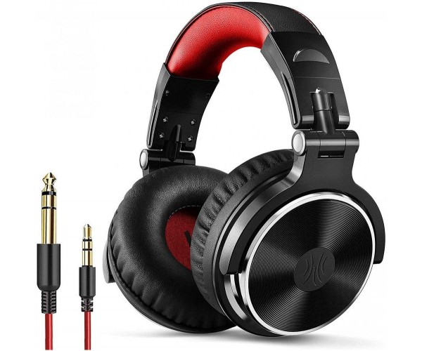 Навушники з мікрофоном OneOdio Pro 10 Red, фото №1