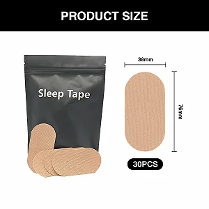 Пластирі для рота проти хропіння, стрічка для рота для сну, щоб зупинити хропіння, покращує сон і дихання synthetic.ua - Фото 1