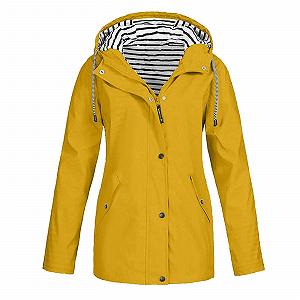 Купити Жіноча дощова куртка Вітровка з капюшоном Перехідна - Фото 1 Жіноча дощова куртка Вітровка з капюшоном Перехідна - Фото 1