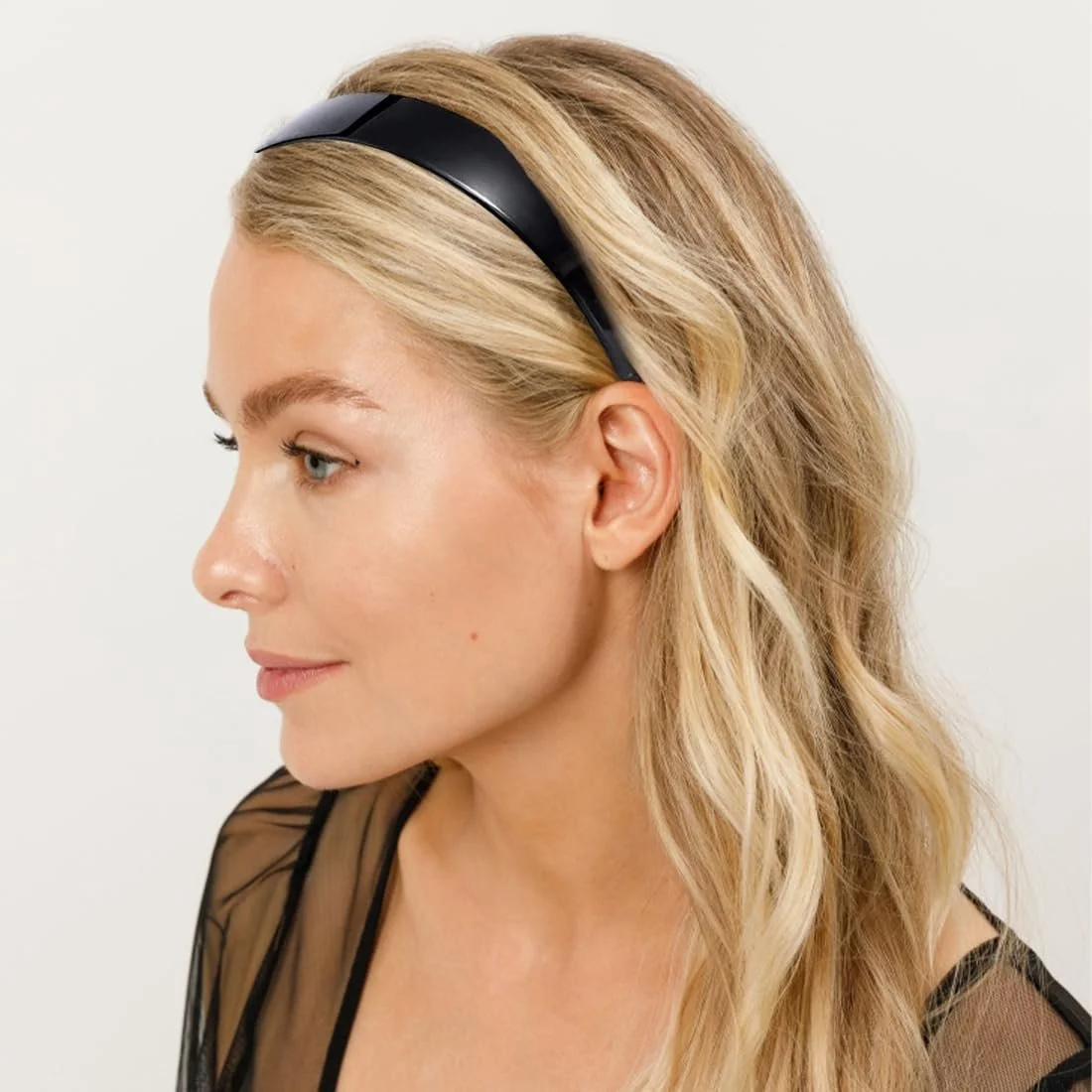 Обруч для волосся з зубцями Пластиковий 20 мм, 5 шт, фото №3