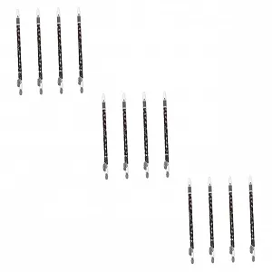 Карандаш для бровей Angoily Двусторонний 12 шт Черный - Фото 1