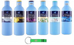 Набір гелів для душу Felce Azzurra Bagnodoccia 6 шт. по 650 мл - Фото 1