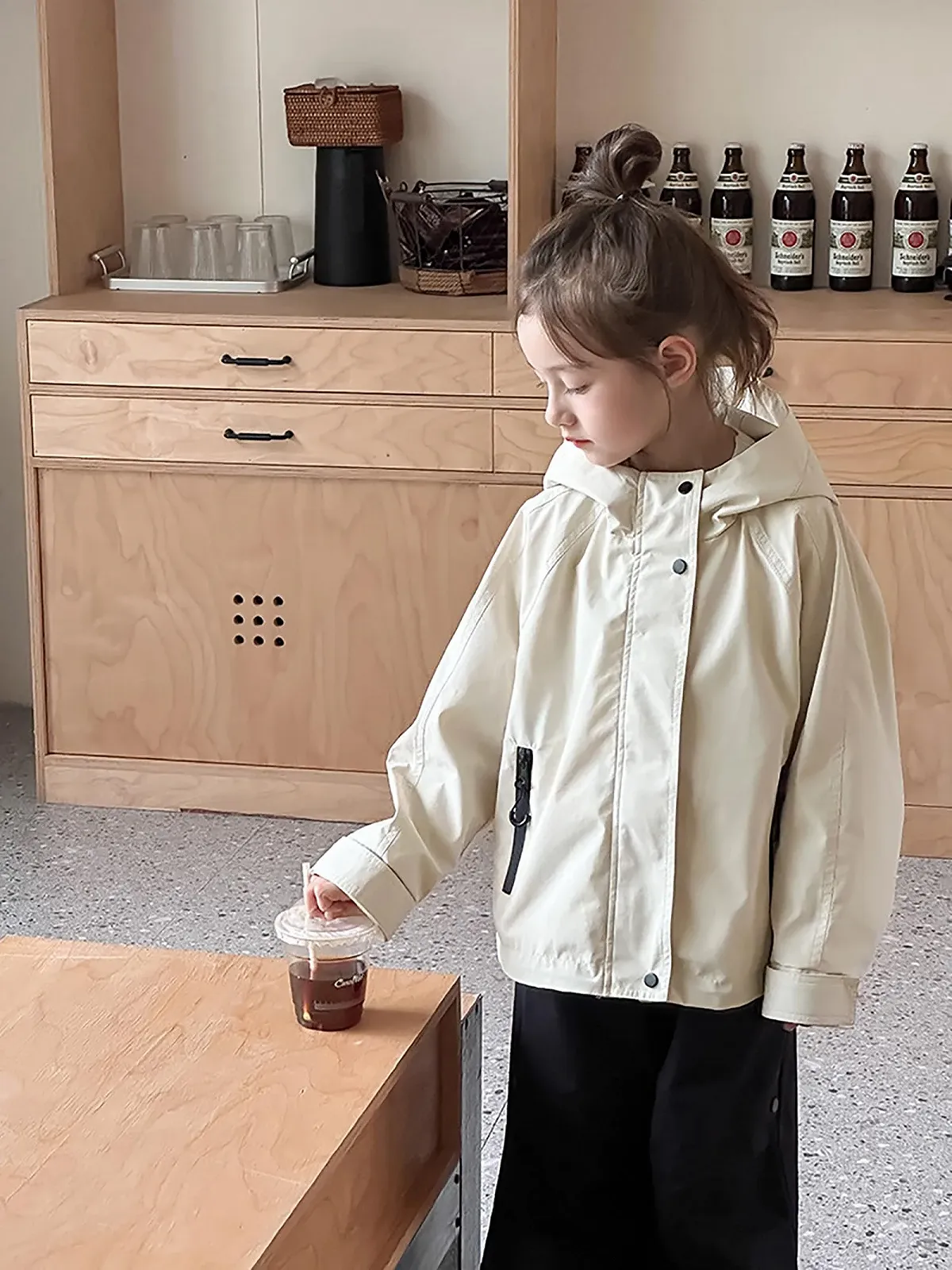 Куртка-ветровка Verve Jelly для малышей, мальчиков, осенняя, на молнии, с капюшоном, легкая, фото №2