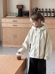 Куртка-вітрівка Verve Jelly для малюків, хлопчиків, осіння, на блискавці, з капюшоном, легка synthetic.ua - Фото 1