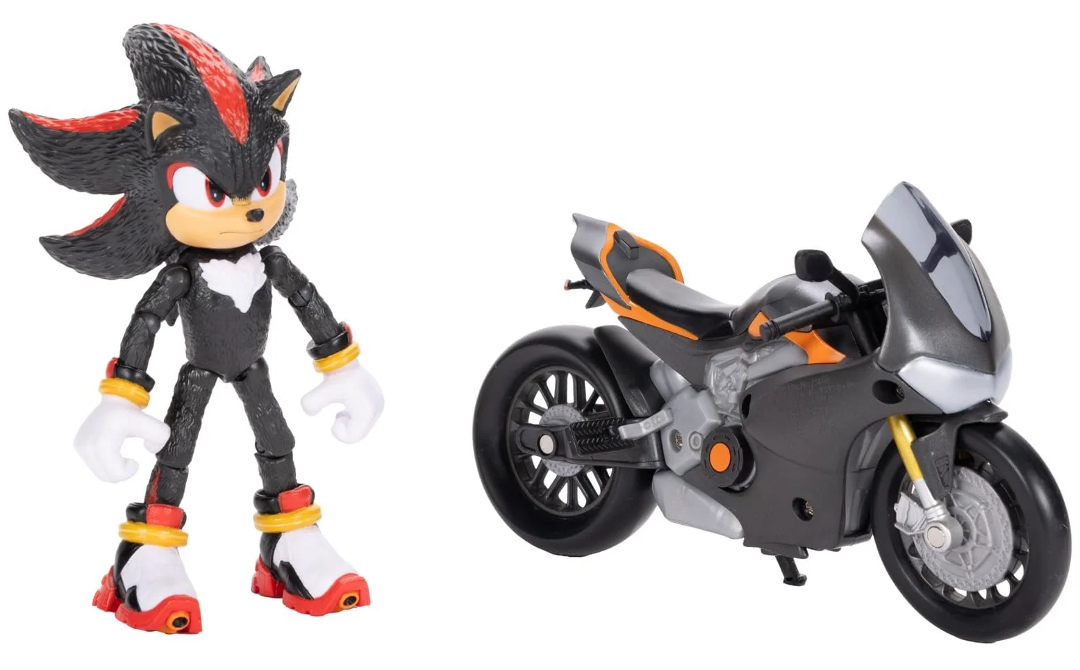 Рухома фігурка Shadow Sonic 3 / 12.7 см / + мотоцикл Shadow Jakks Pacific, фото №7