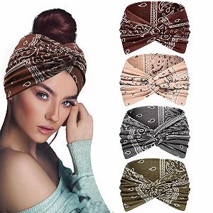 Набір з еластичних м'яких пов'язок для волосся жіночих - Фото 1
