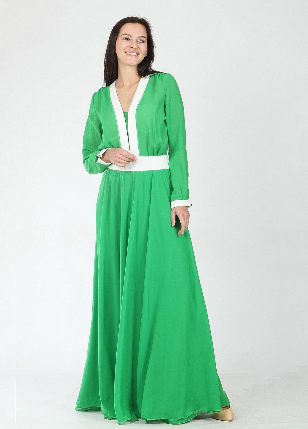 Платье Enna Levoni 44 Зеленый (ND-3513-8-Green), фото №4