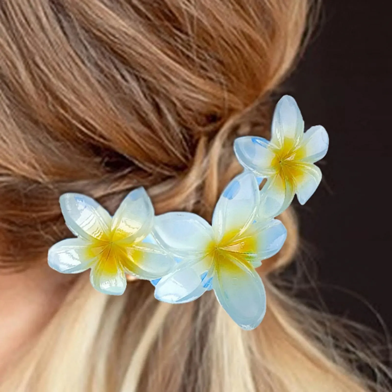 Заколки для волос Цветы 4 шт C-Clip, фото №3 Заколки для волос Цветы 4 шт C-Clip, фото №3