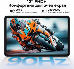 Планшет 12" 2K DOOGEE T36 8+24/256Gb 4G 2-SIM 8 ядер Android 15 8800 mAh Черный synthetic.ua - Фото 1