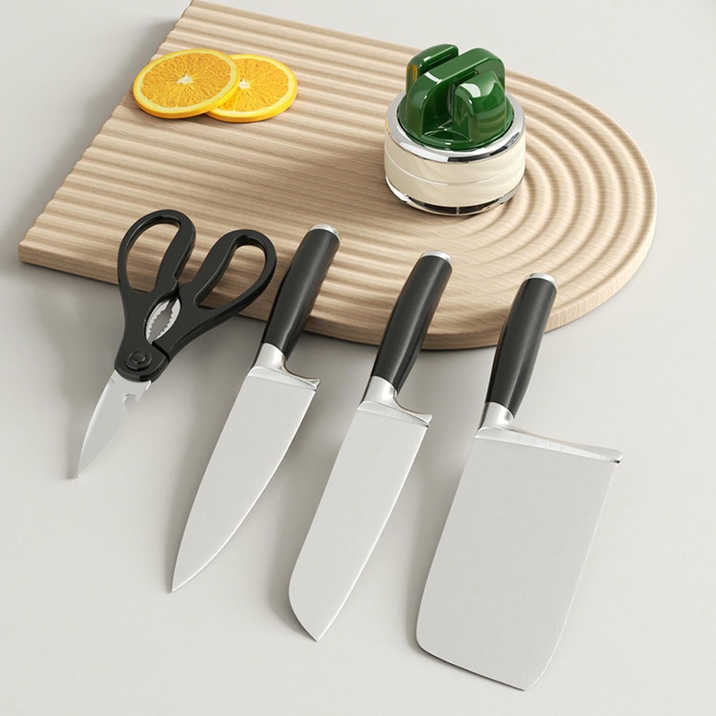 Точилка для ножів та ножиць на присосці професійна ручна, фото №6