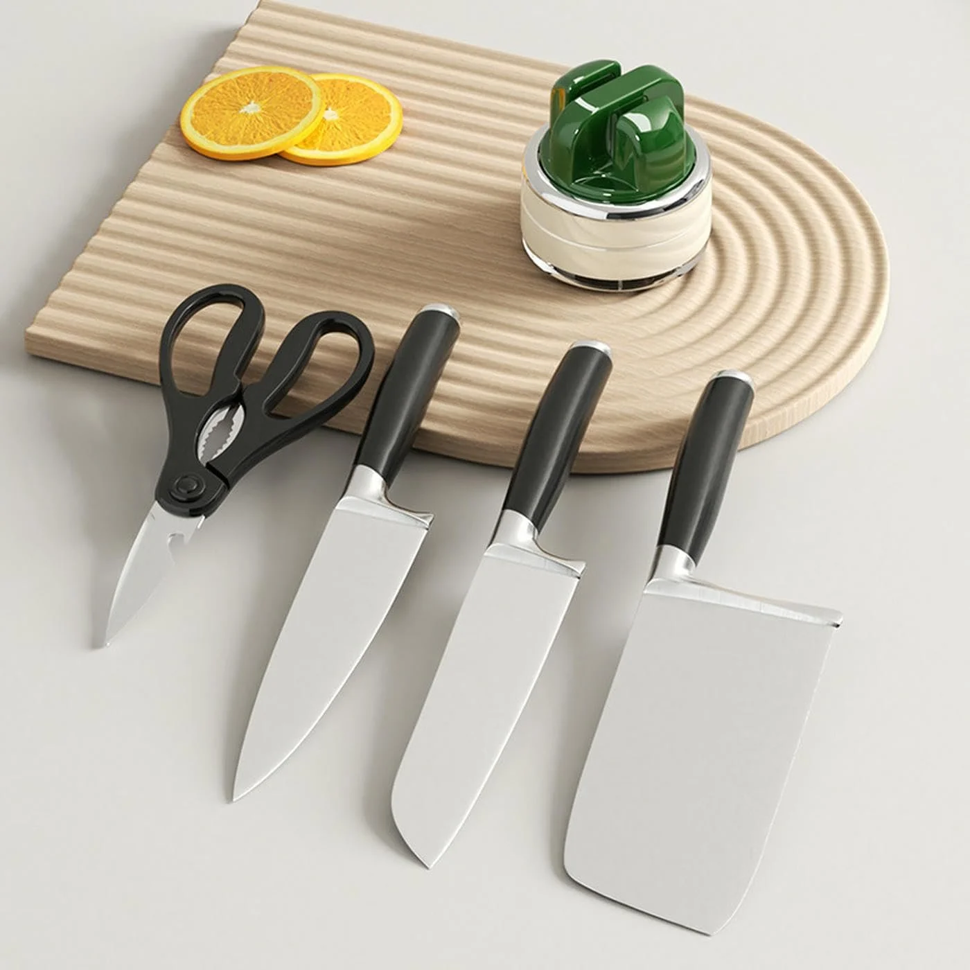 Точилка для ножів та ножиць на присосці професійна ручна, фото №6