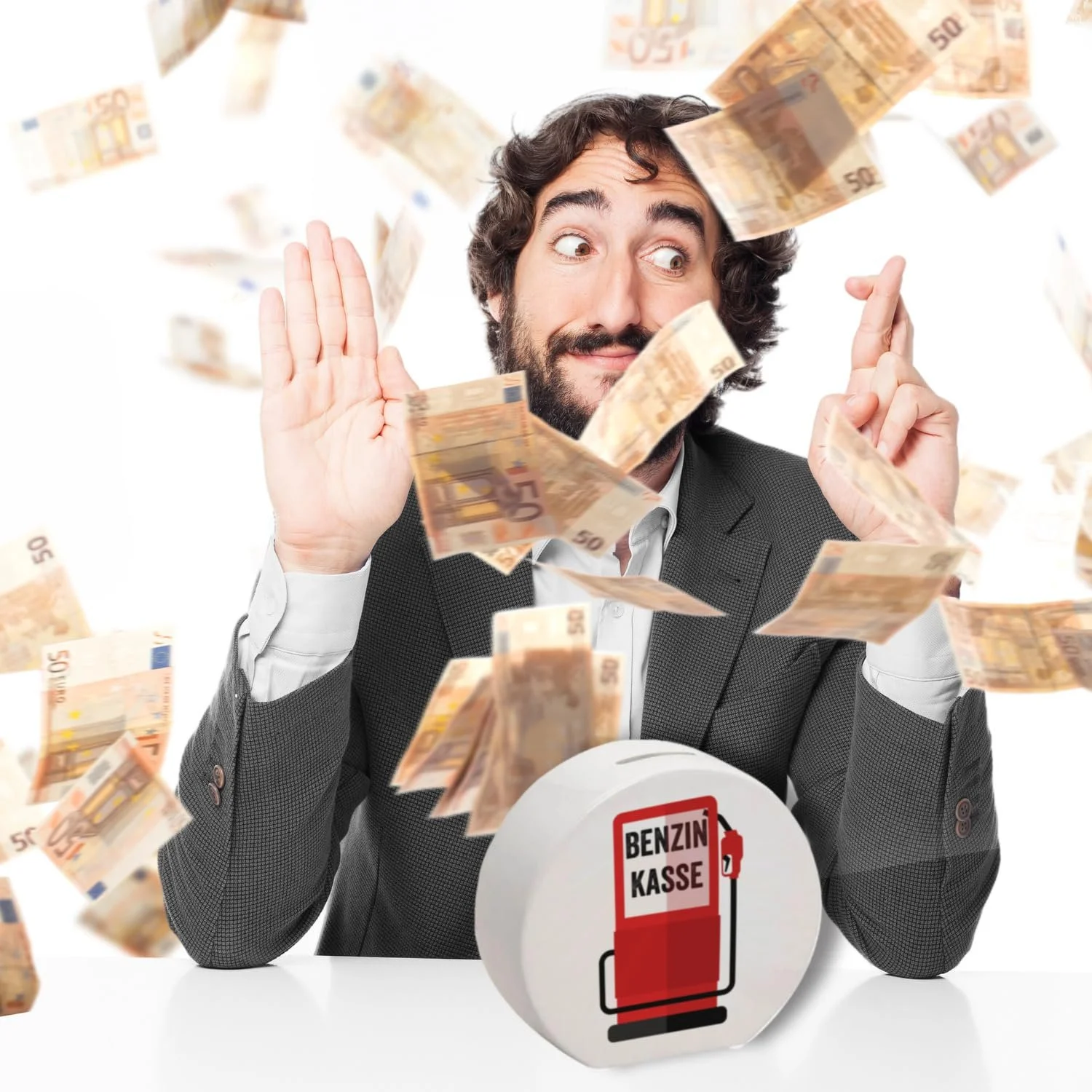 Скарбничка Petrol cash dispenser паливна колонка керамічна, фото №7