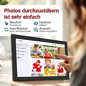 Цифровая фоторамка XORO 10.1 Inch 1280 x 800 HD IPS Touch Display 16 GB WiFi synthetic.ua - Фото 1