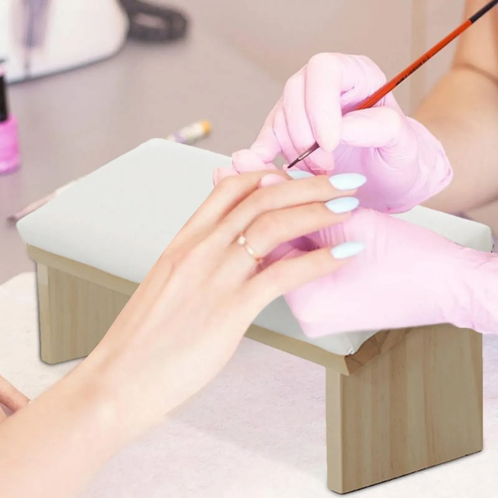 Підставка для зап'ястя Дерев'яна підкладка під руку, фото №9