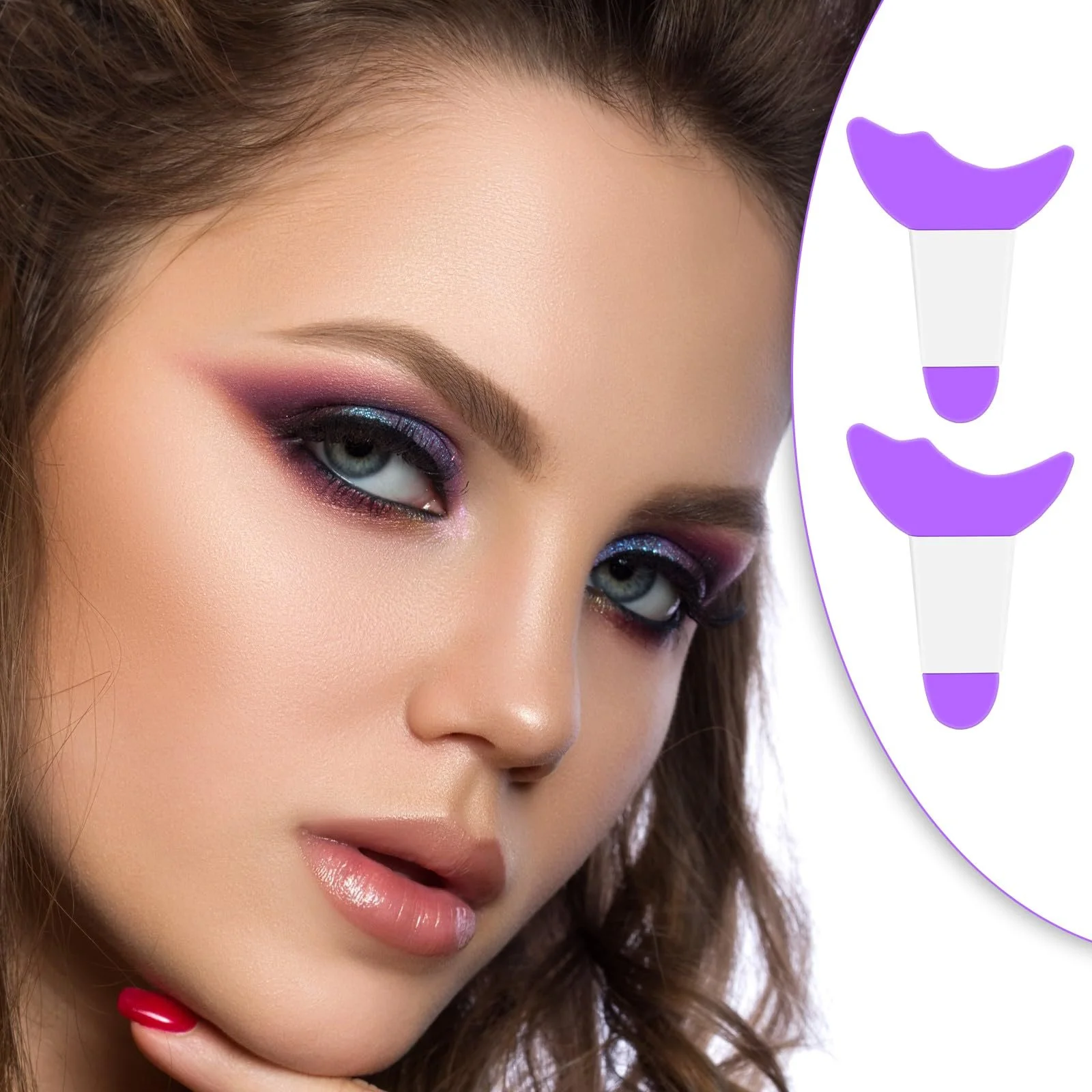 Шаблоны для подводки силиконовые набор из, фото №6 Шаблоны для подводки силиконовые набор из, фото №6