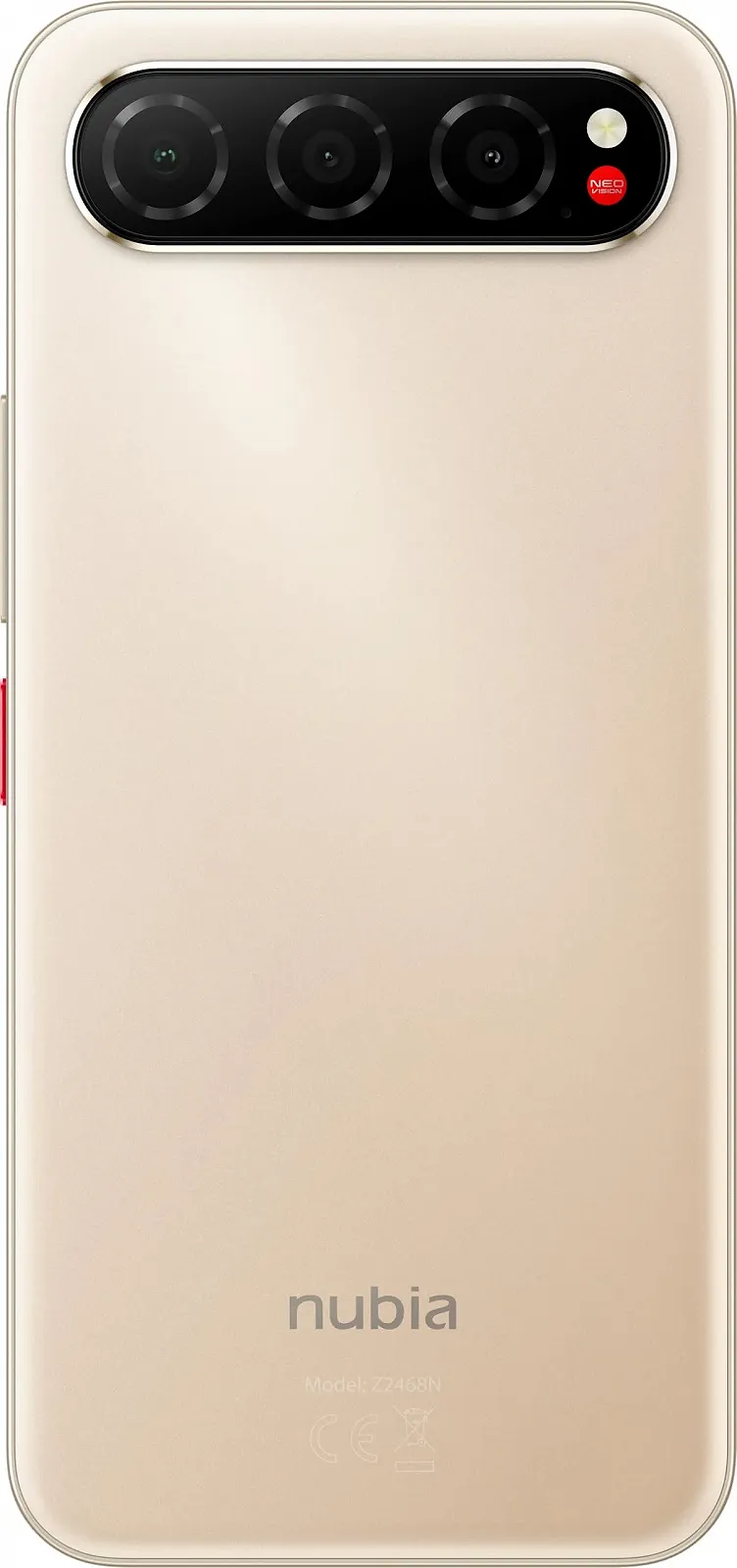 Смартфон nubia AIR 5G 6.78" 1.5K AMOLED 8GB RAM 256GB ROM 50MP 5000mAh 33W Gold, фото №4 Смартфон nubia AIR 5G 6.78" 1.5K AMOLED 8GB RAM 256GB ROM 50MP 5000mAh 33W Gold, фото №4