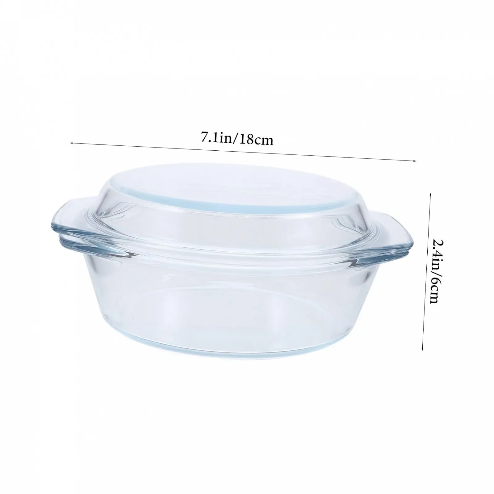 Форма для запекания Luxshiny стеклянная с крышкой для микроволновой печи и духовки, фото №2 Форма для запекания Luxshiny стеклянная с крышкой для микроволновой печи и духовки, фото №2