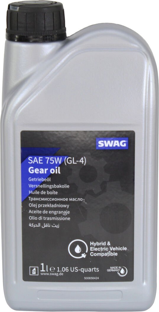 Трансмісійна олива 75W Swag GL-4 1л жовта 10921829, фото №1