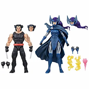 Фигурки Marvel Legends Series Wolverine and Psylocke 15 см - Фото 1