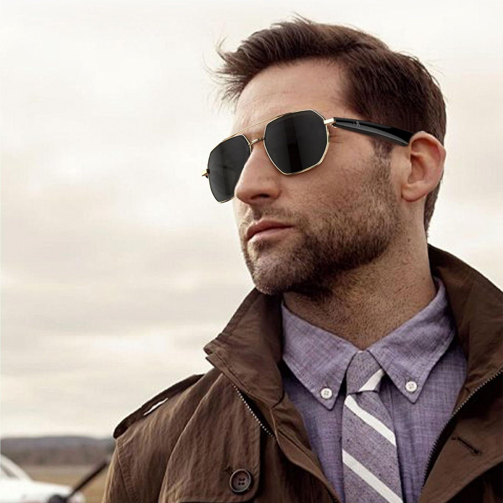 Розумні окуляри з AI перекладачем, мікрофоном та динаміком, переклад в реальному часі, 163 мови, фото №4