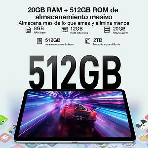 Планшет 11'' DOOGEE T40 8+12/512Gb 4G 2-SIM 8 ядер Android 14 8580 mAh Чорний ціна на synthetic.ua - Фото 1 Планшет 11'' DOOGEE T40 8+12/512Gb 4G 2-SIM 8 ядер Android 14 8580 mAh Чорний synthetic.ua - Фото 1
