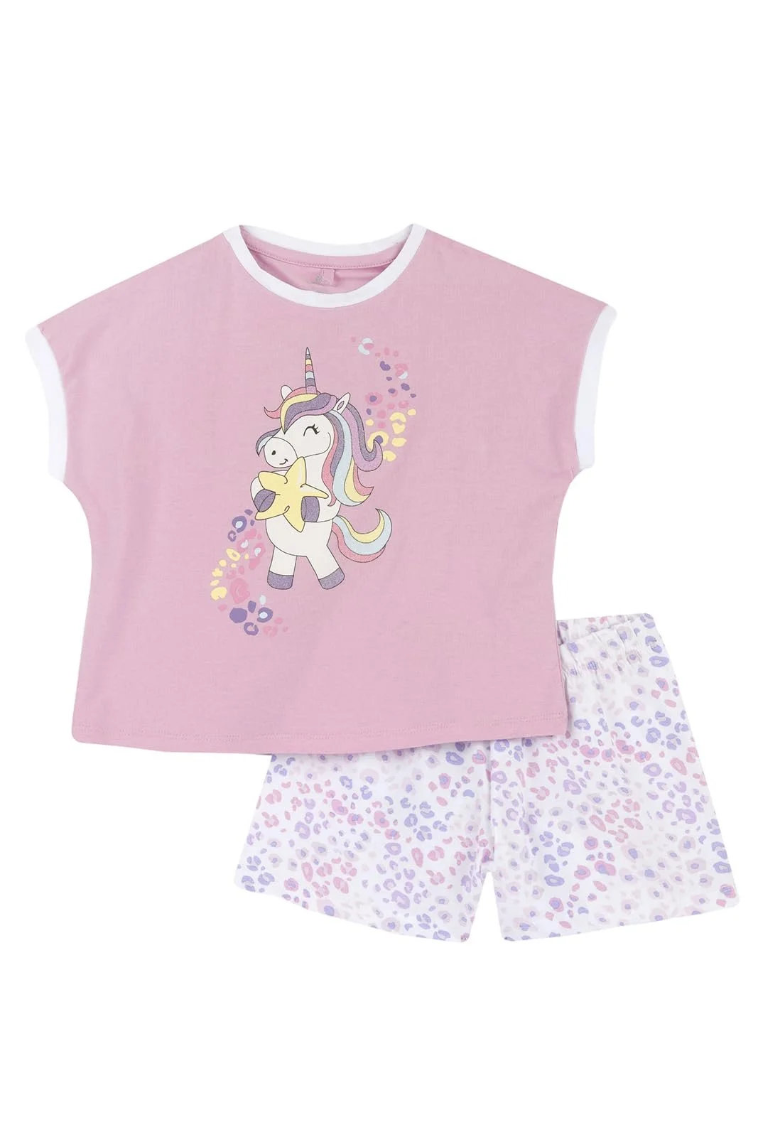 Дитяча піжама Chicco Unisex з коротким рукавом бавовняна, фото №1 Дитяча піжама Chicco Unisex з коротким рукавом бавовняна, фото №1