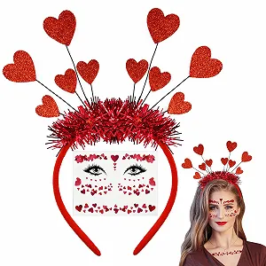 Купить Обруч Сердце Красный Набор из 2 - Фото 1 Обруч Сердце Красный Набор из 2 - Фото 1