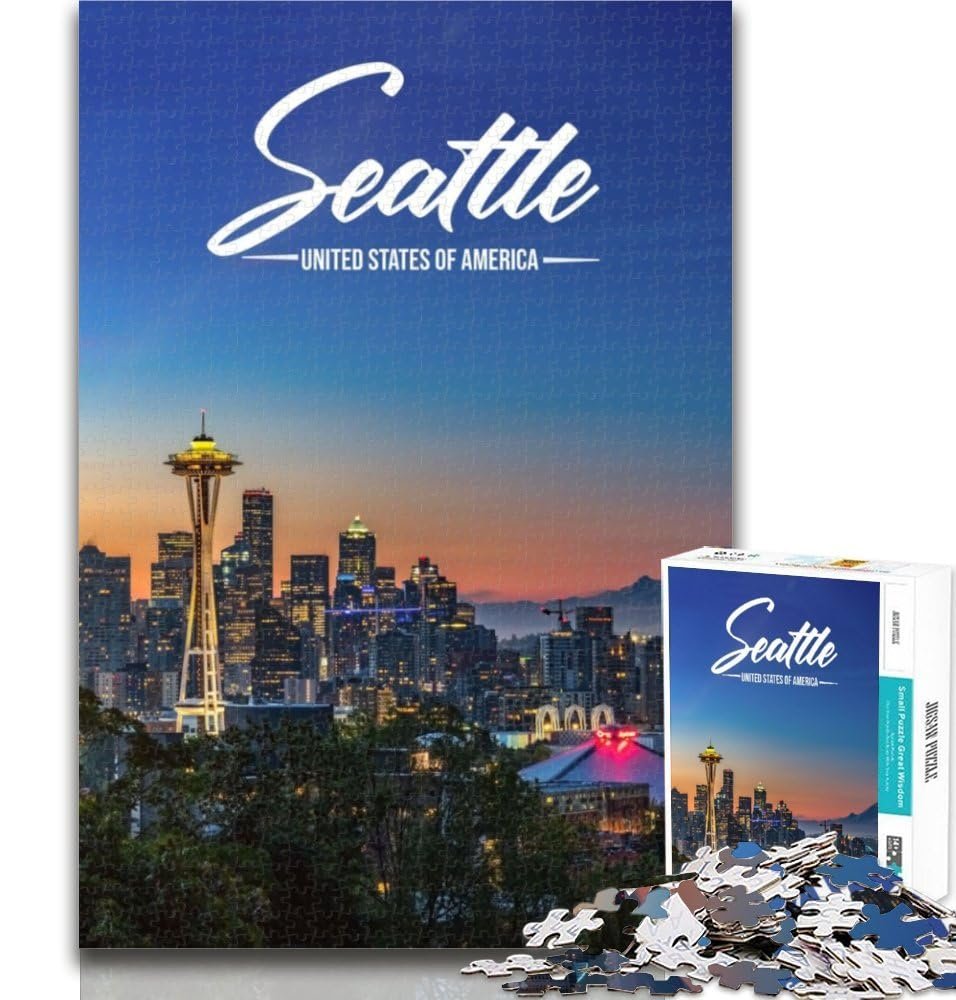 Пазл Seattle 1000 елементів 26 x 38 см, фото №2