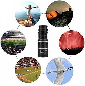 Монокуляр Telescopes 16x52 Водонепроницаемый Компактный Оптический Телескоп synthetic.ua - Фото 1
