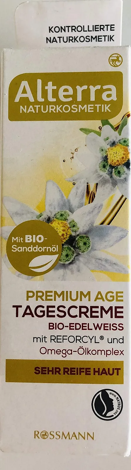 Денний крем Alterra Premium Age Organic з едельвейсом 50 мл, фото №2 Денний крем Alterra Premium Age Organic з едельвейсом 50 мл, фото №2