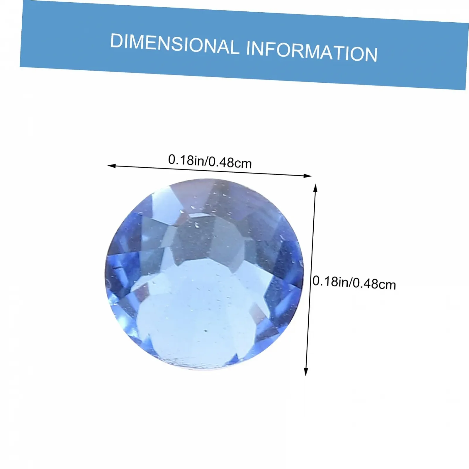 Украшения для ногтей FRCOLOR 3 набора Плоские стеклянные стразы для проектов Маникюрные ювелирные изделия, фото №3