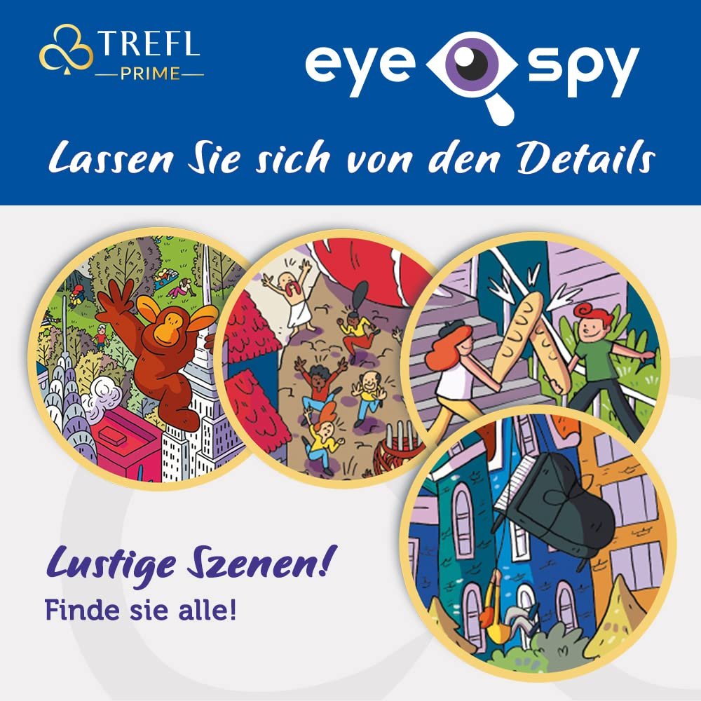 Пазл Trefl Prime UFT Eye-Spy Sneaky Peakers Amsterdam, Netherlands 1000 элементов Толстый картон Organic EKO, фото №4