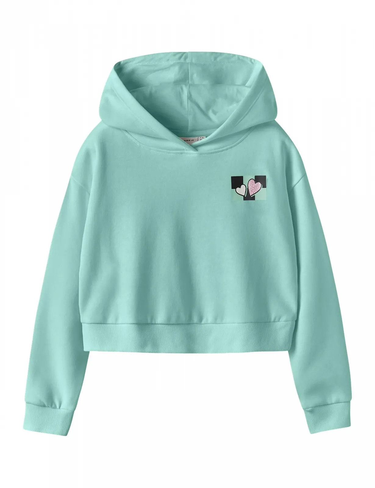 NAME IT Nkftara LS Crop RLX SWE Wh Bru Ps Noos, фото №1