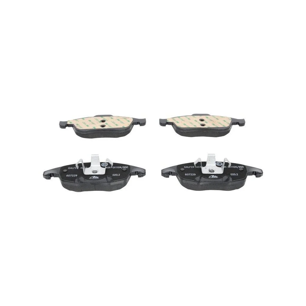 Комплект гальмівних колодок, дискове гальмо ATE 13.0460-7229.2 для CITROËN PEUGEOT, фото №1 Комплект гальмівних колодок, дискове гальмо ATE 13.0460-7229.2 для CITROËN PEUGEOT, фото №1