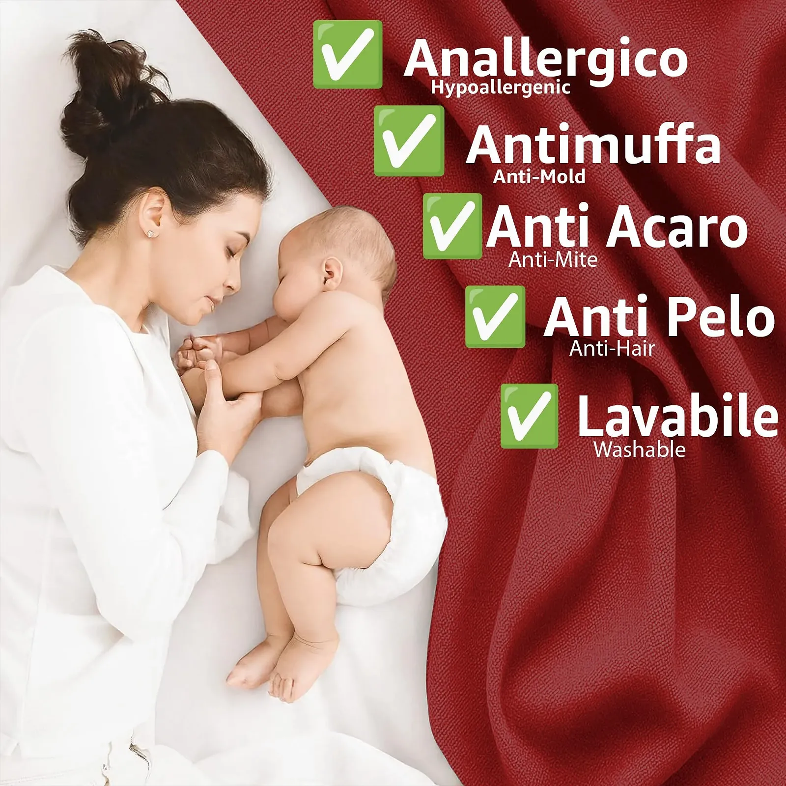 Покрывало Byour3 Хлопок Органический Смешанный Двуспальная Односпальная Queen Size Лето Весна Декоративное Прочное Покрывало Спальня Красный, Односпальная, фото №6