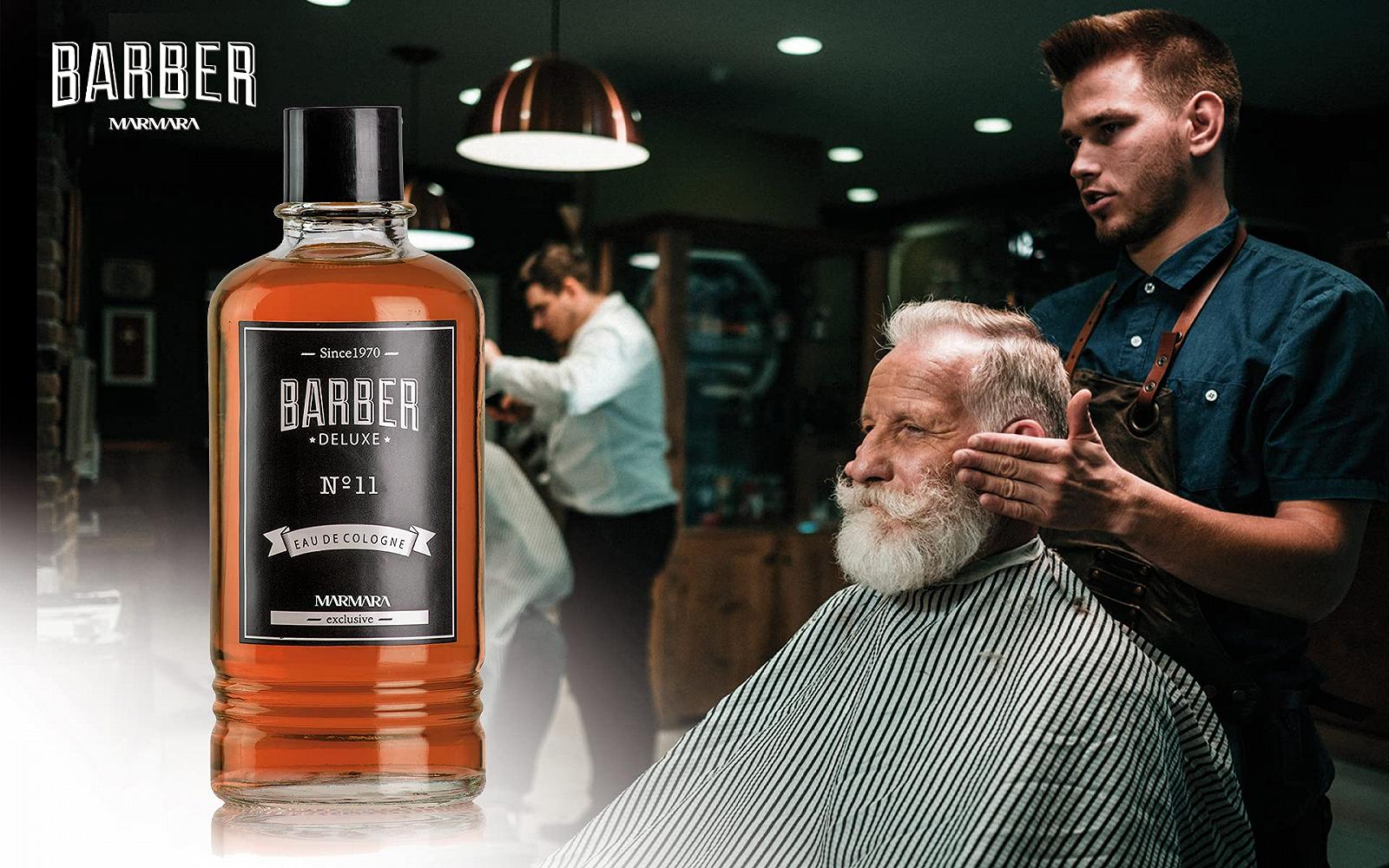 Одеколон Marmara No.11 BARBER 1 х 400 мл в стеклянной бутылке для мужчин, фото №2
