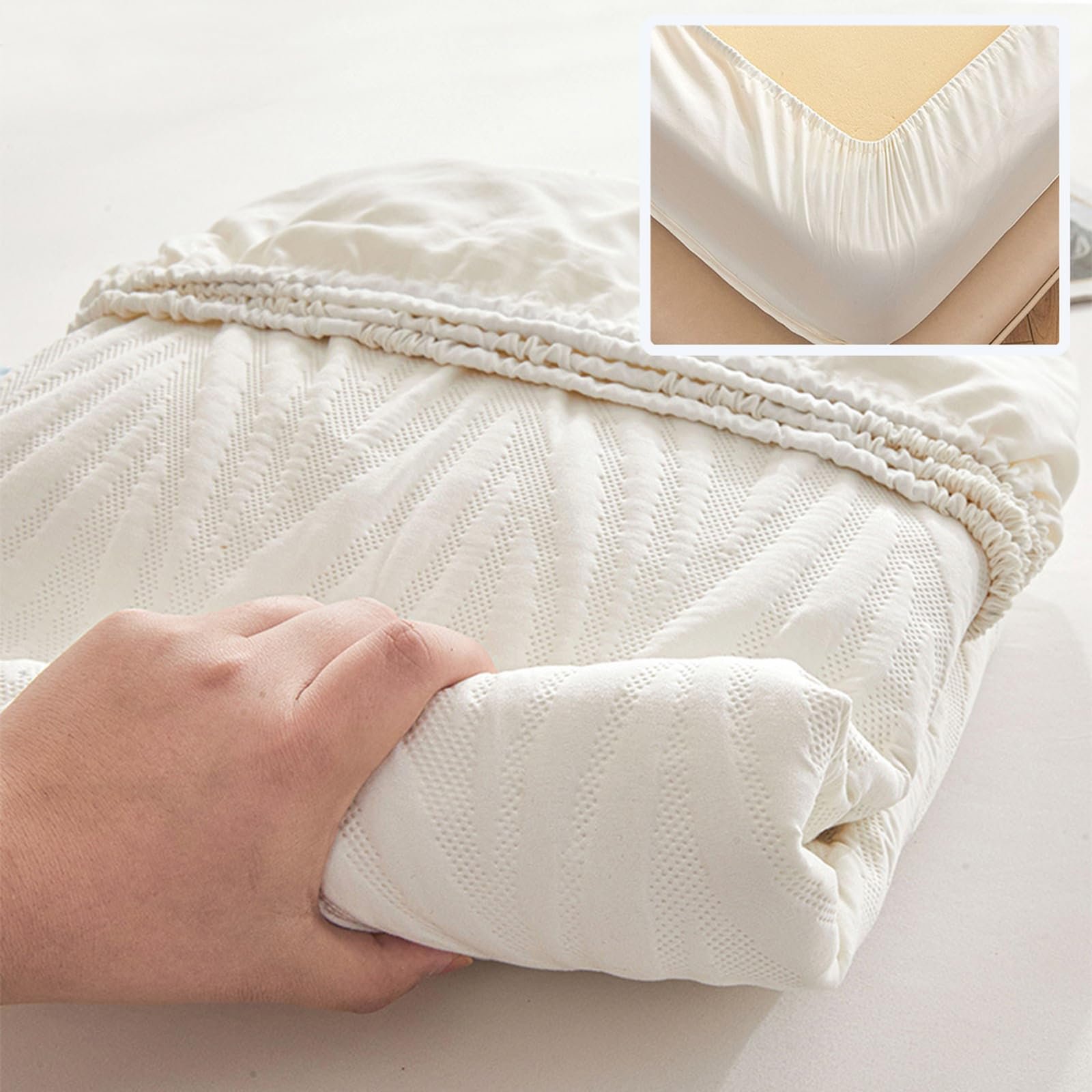 Водонепроницаемый Наматрасник HAIBA 90 x 200 см Синий, фото №5