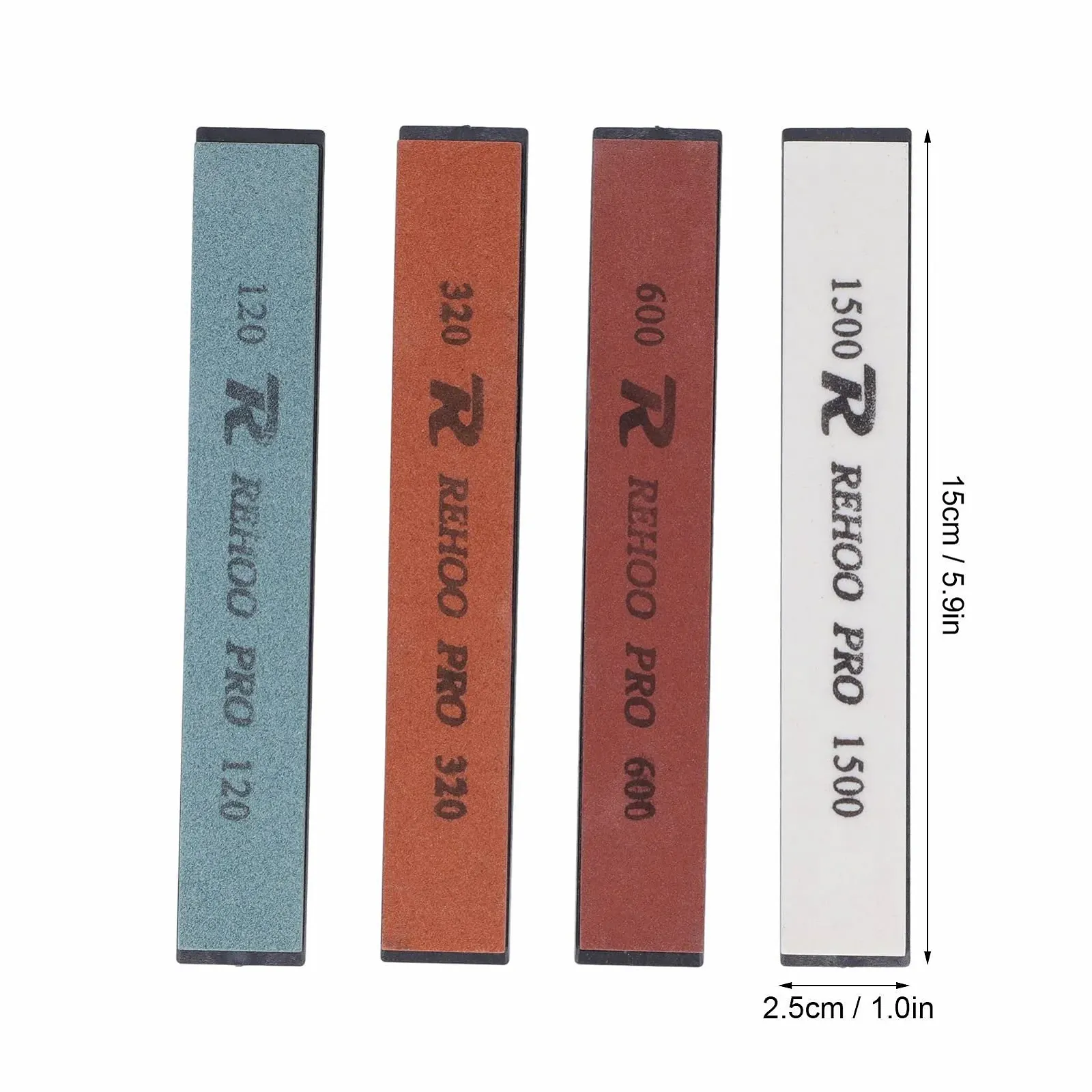 Набір точильних каменів Omabeta 4 шт. для стамесок з фіксованим кутом, фото №6